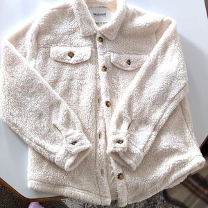Fleece shacket